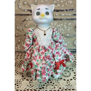 Goebel 1993 Dolly Dingle Dolls by Bette Ball Porcelain Sapphire Jewel w/ Stand